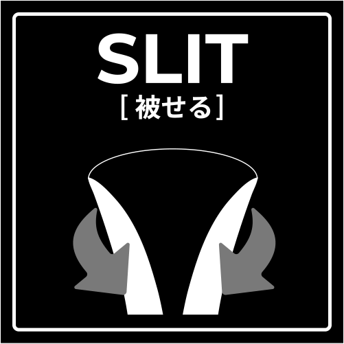 SLIT[被せる]